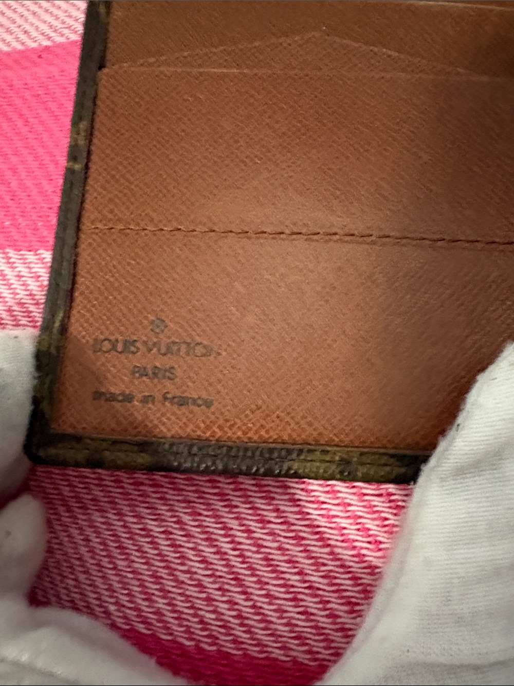 Louis Vuitton Monogram Envelope Elise trifold Wallet - Brown/Gold Accent - Picture 13 of 16